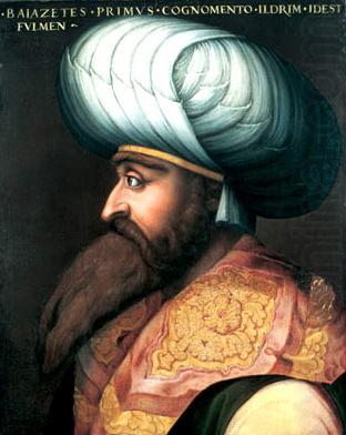Portrait of Bayezid I, ALLORI  Cristofano